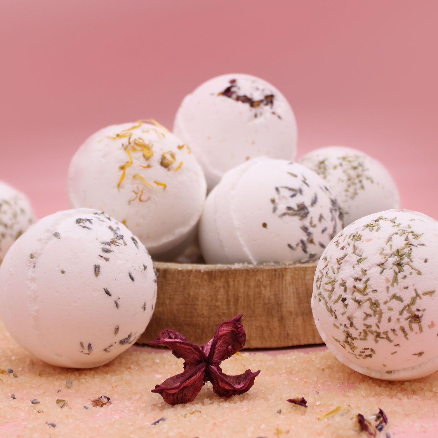 Himalayan Salt & Essential Oil Bath Bombs