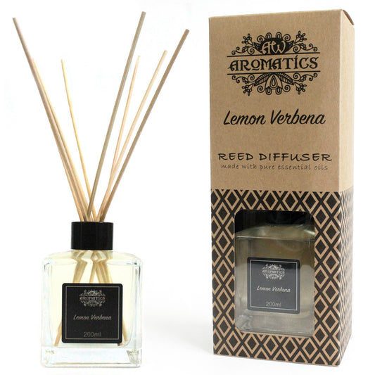 Lemon Verbena Essential Oil Reed Diffuser 200ml - Starlit Wisdom