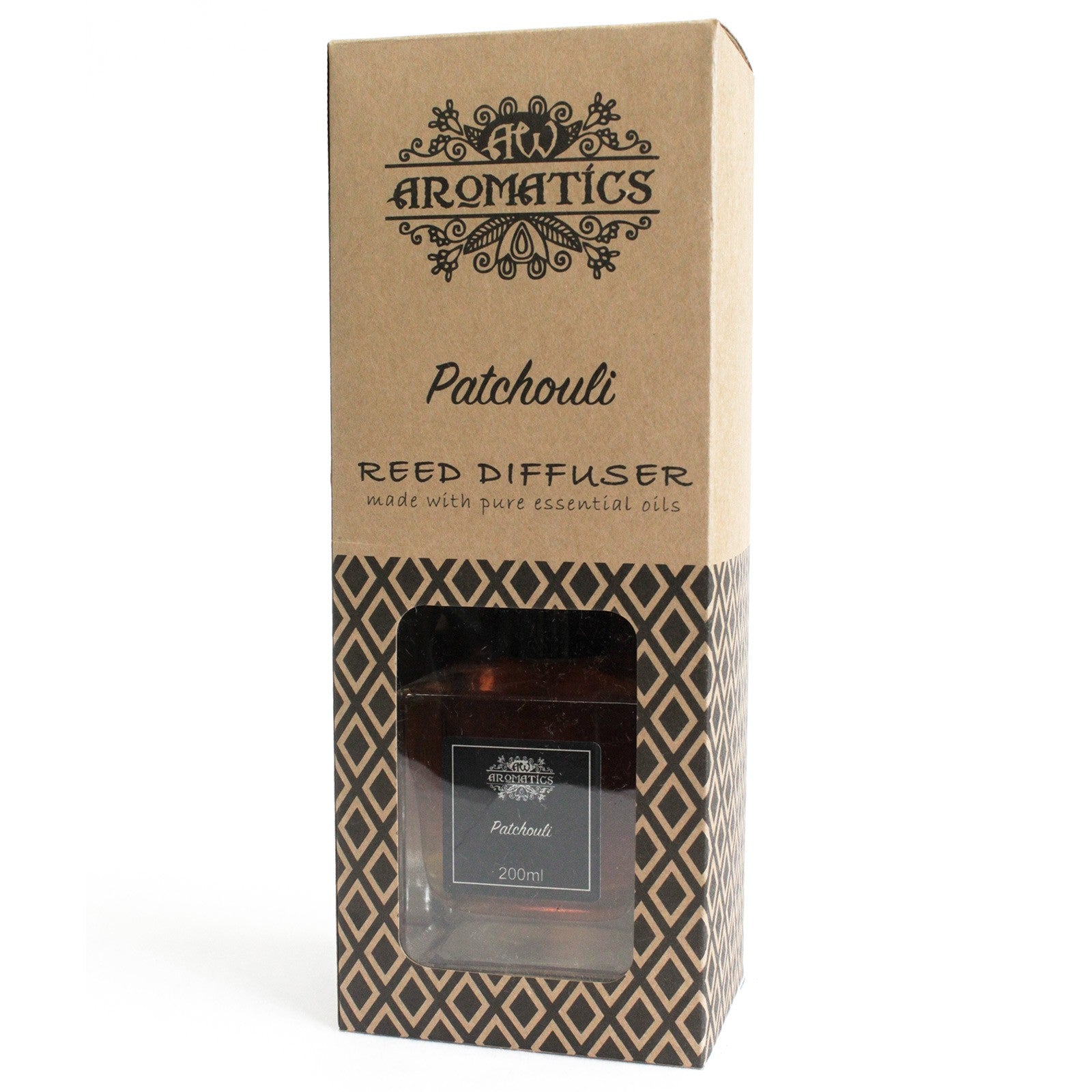 Patchouli Essential Oil Reed Diffuser 200ml - Starlit Wisdom