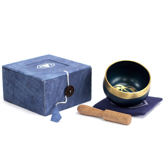 Third Eye Chakra Singing Bowl Set - Unlock Inner Wisdom - Starlit Wisdom