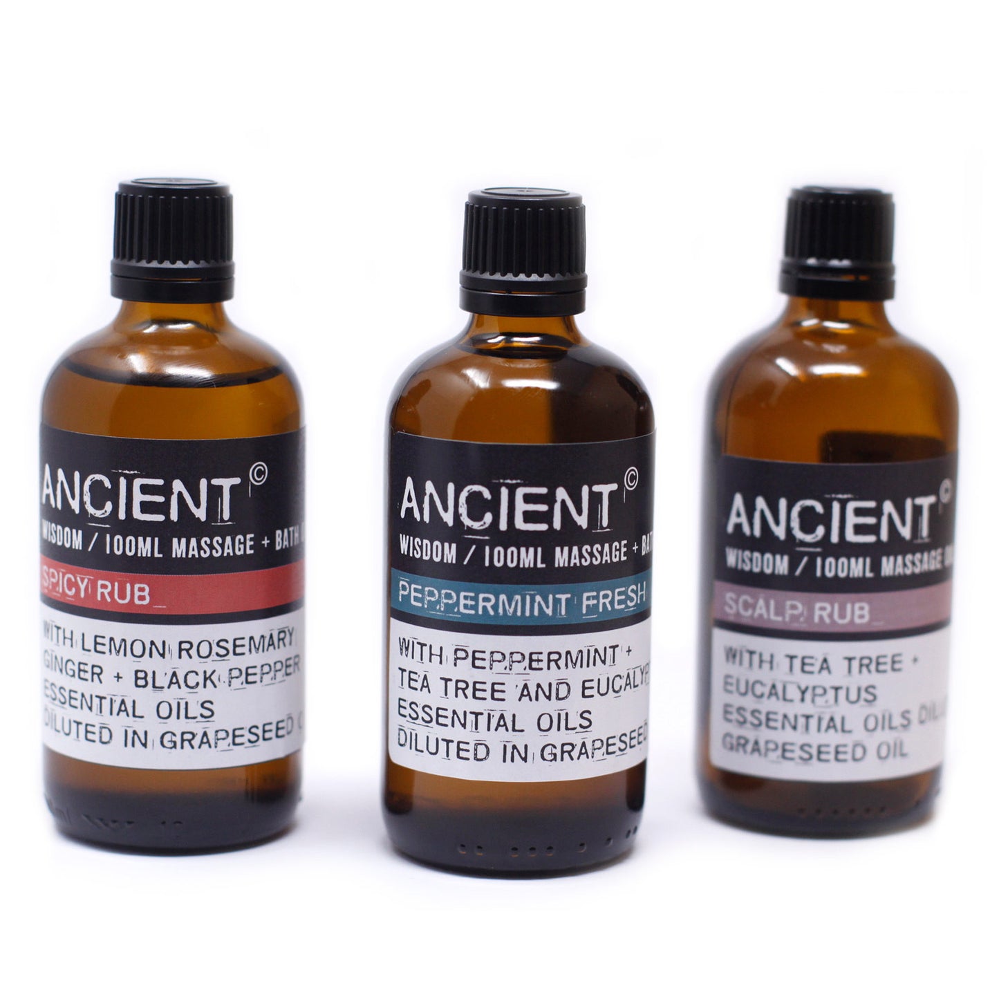 Massage & Bath Oil - Heighten Awareness - 100ml - Starlit Wisdom