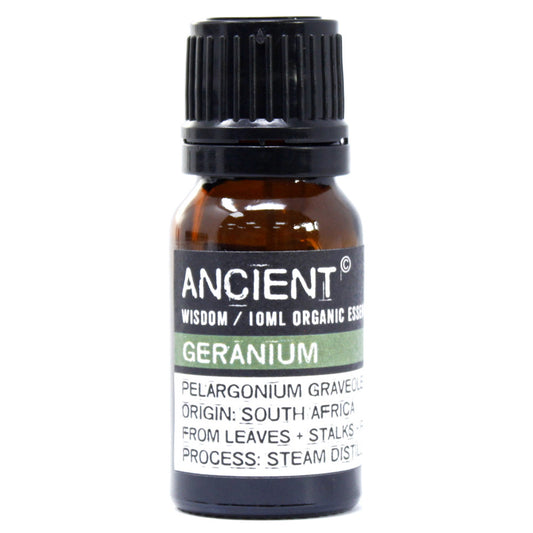 Organic Geranium Essential Oil 10ml - Starlit Wisdom