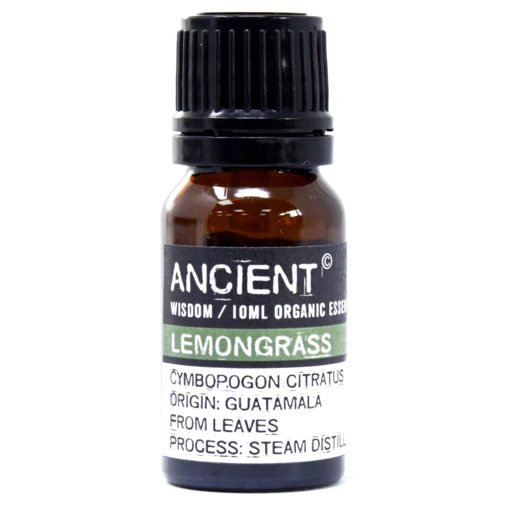 Organic Lemongrass Essential Oil 10ml - Starlit Wisdom