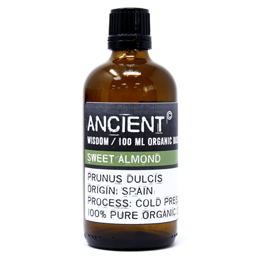 Organic Sweet Almond Base Oil - 100ml - Starlit Wisdom