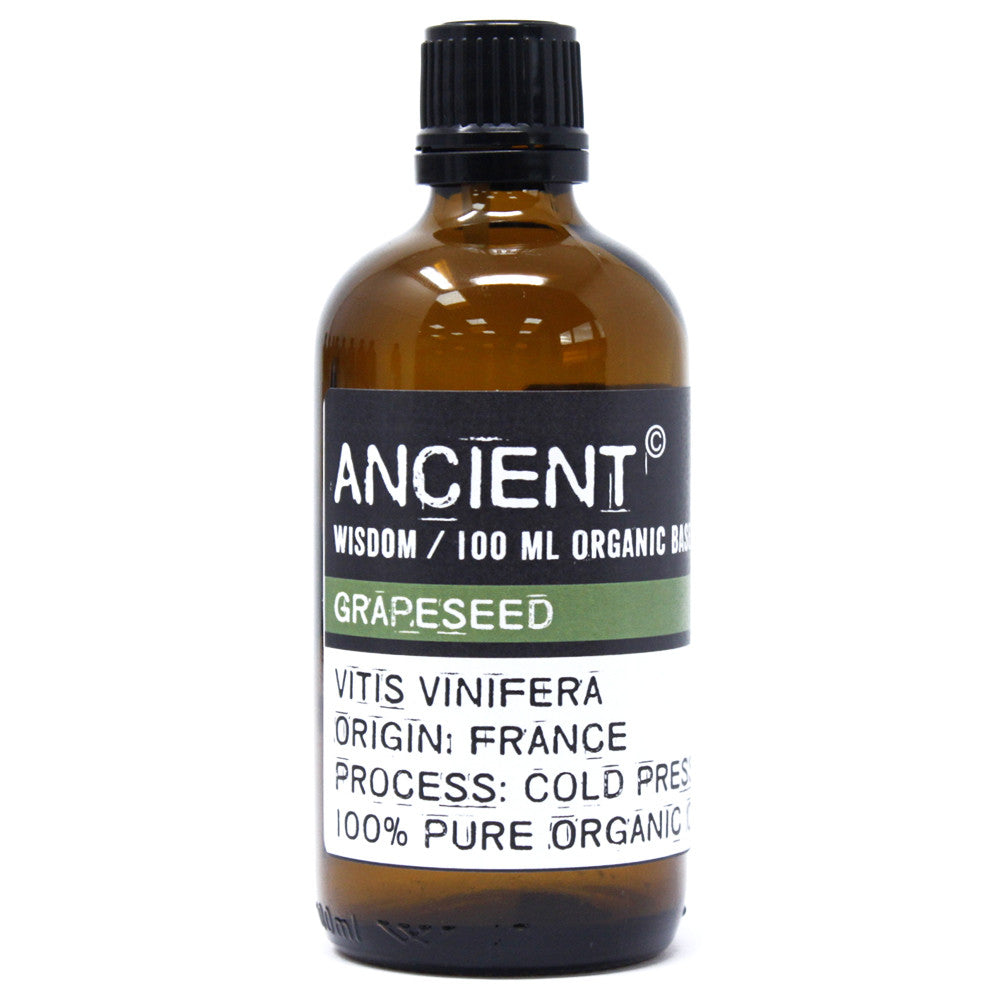 Organic Grapeseed Base Oil - 100ml - Starlit Wisdom