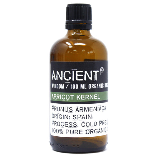 Organic Apricot Kernel Base Oil - 100ml - Starlit Wisdom