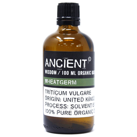 Organic Wheatgerm Base Oil - 100ml - Starlit Wisdom