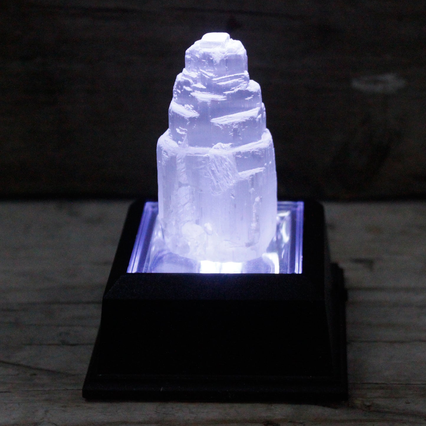 Natural Selenite Crystal Tower - 5 cm - Starlit Wisdom