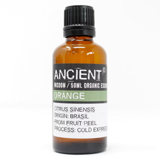 Organic Orange Essential Oil 50ml - Starlit Wisdom