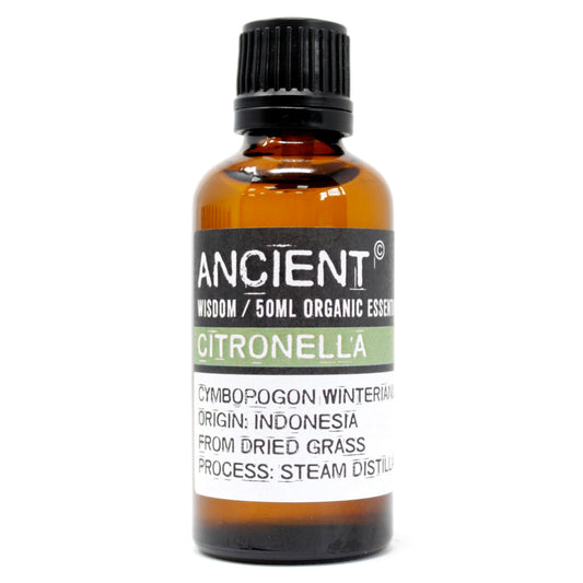 Organic Citronella Essential Oil 50ml - Starlit Wisdom