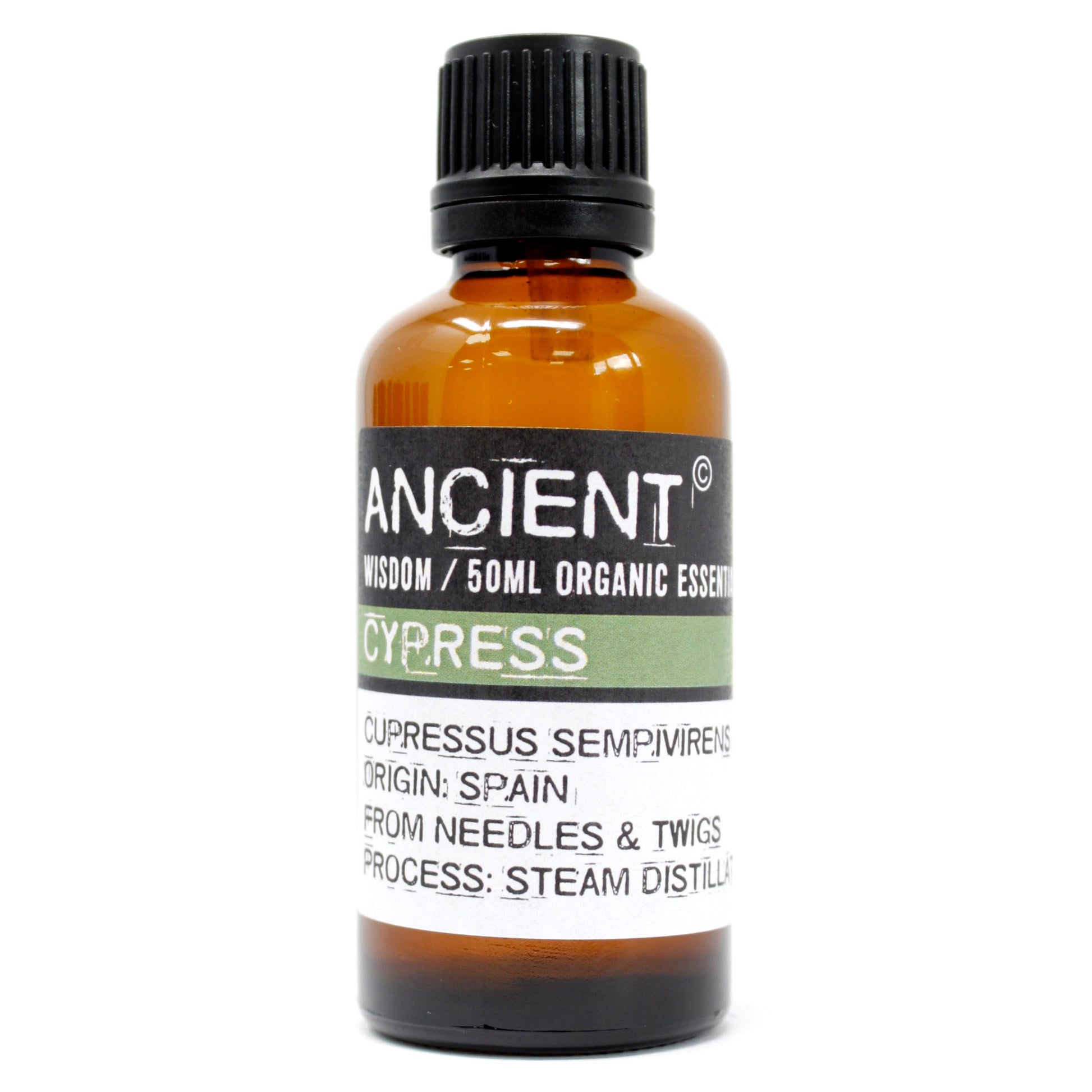 Organic Cypress Essential Oil 50ml - Starlit Wisdom