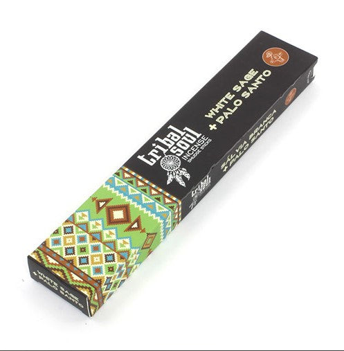 Tribal Soul Incense Sticks - White Sage + Palo Santo - Starlit Wisdom