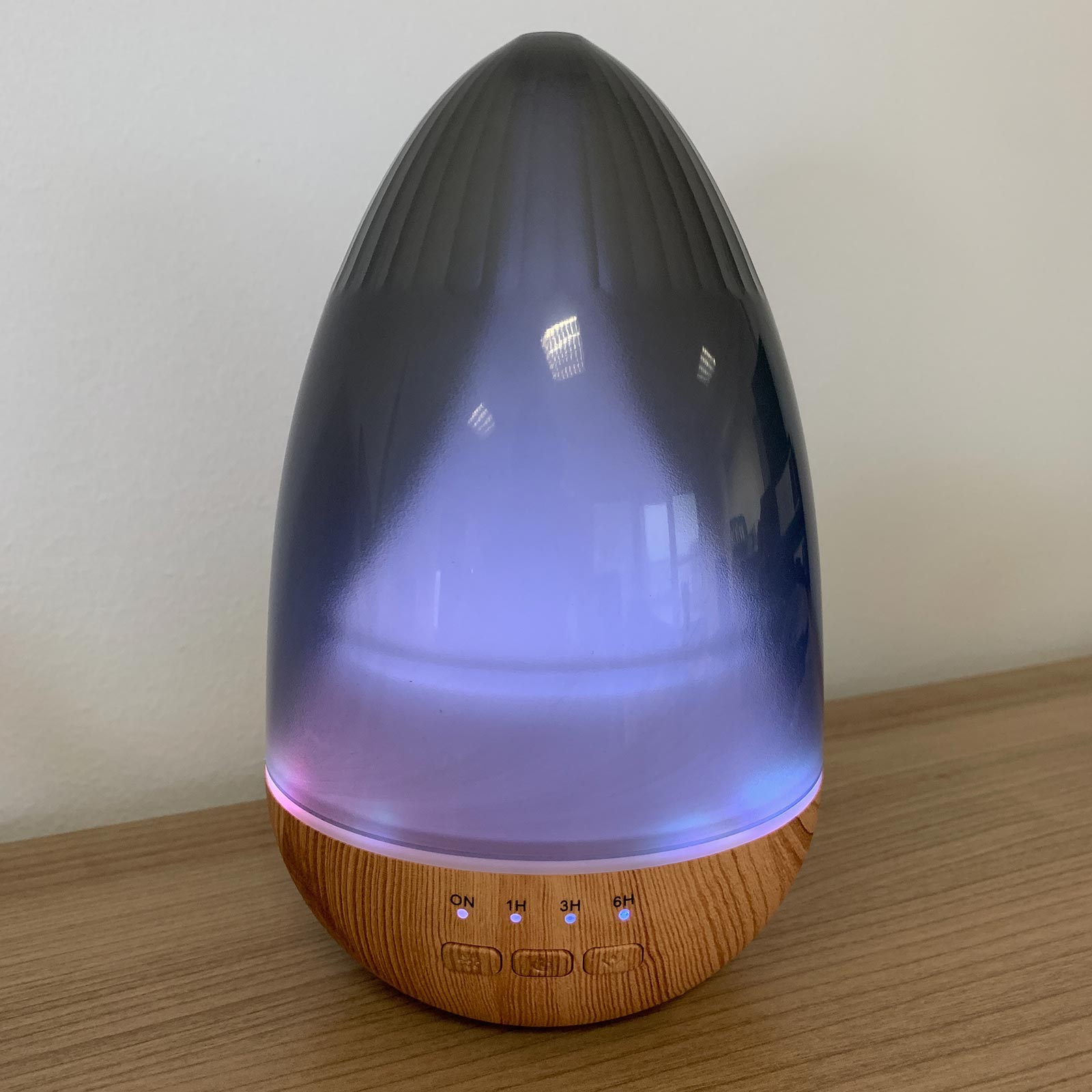 Egg shape grey aroma diffuser