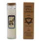 Luck Spell Candle with Black Agate Stones & Liquorice
