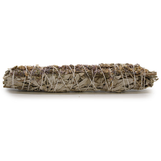 Smudge Stick - White Sage & Lavender 22.5cm - Starlit Wisdom