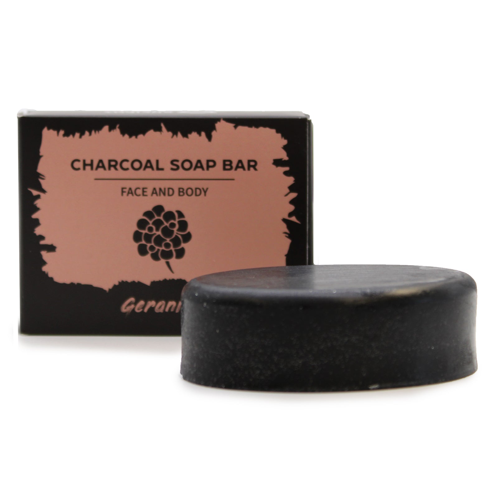 Charcoal Soap 85g - Geranium - Starlit Wisdom