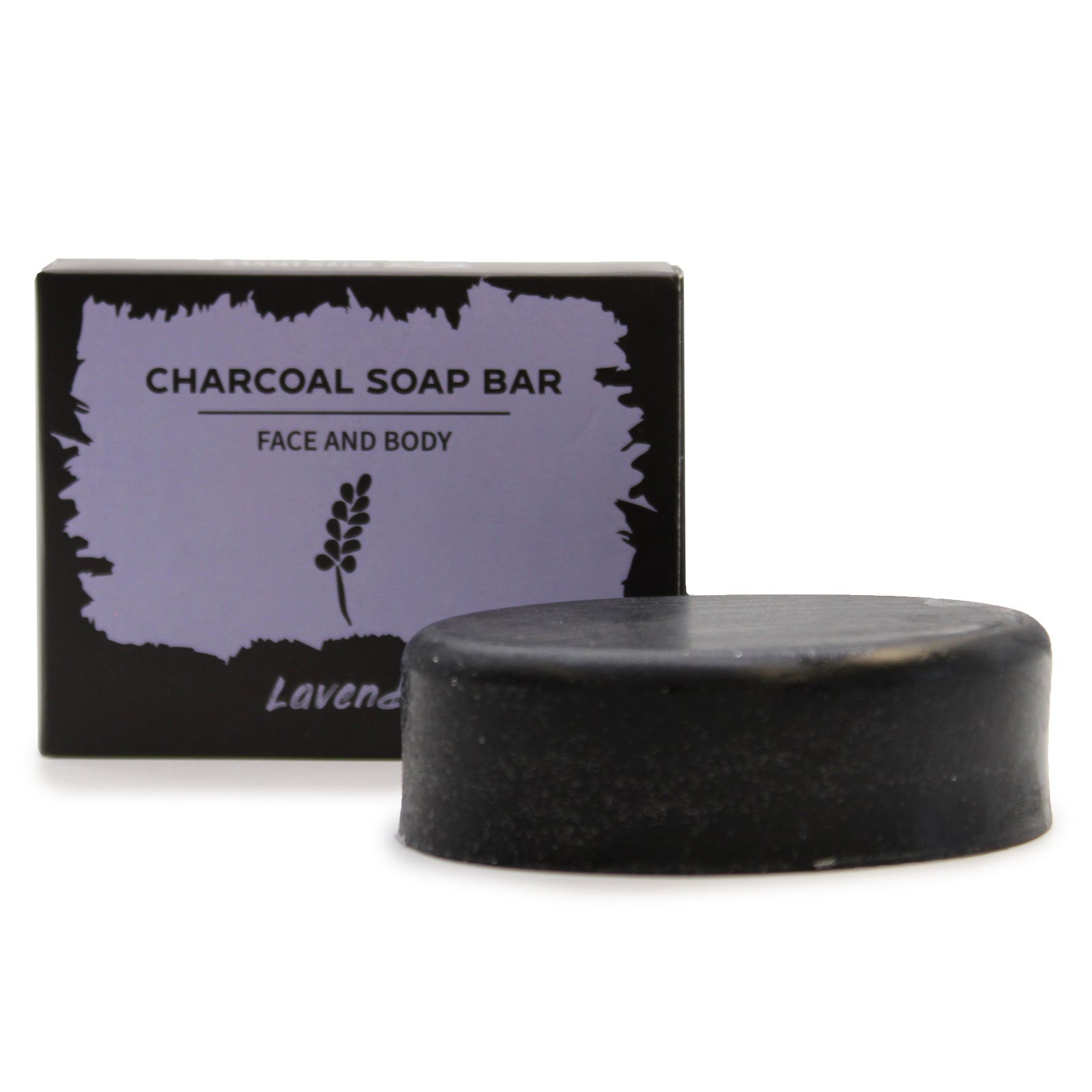 Charcoal Soap 85g - Lavender - Starlit Wisdom