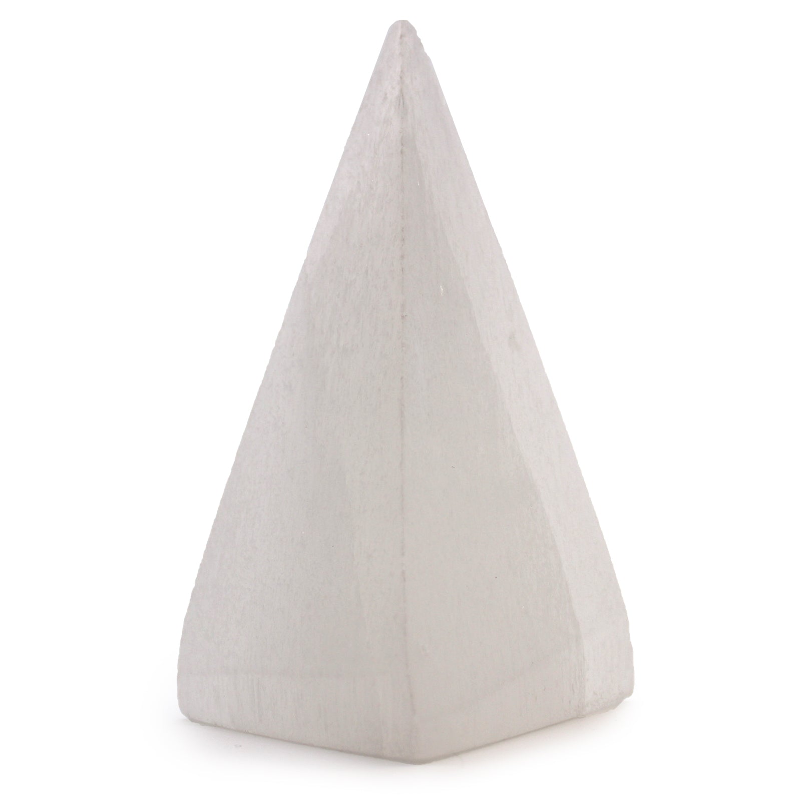 Crystal Selenite Pyramid - 10 cm - Starlit Wisdom