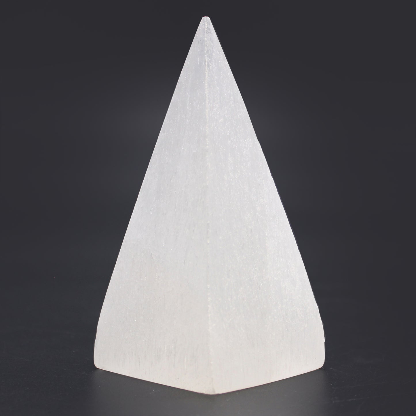 Crystal Selenite Pyramid - 10 cm - Starlit Wisdom