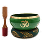 Tibetan OM symbol singing bowl set