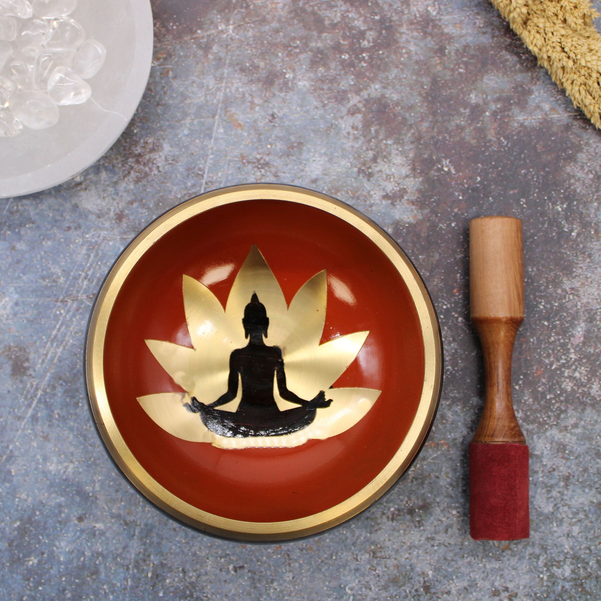 Tibetan singing Lotus flower bowl