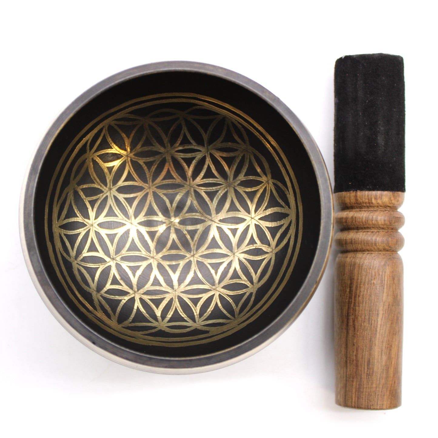 Flower of life singing bowl set