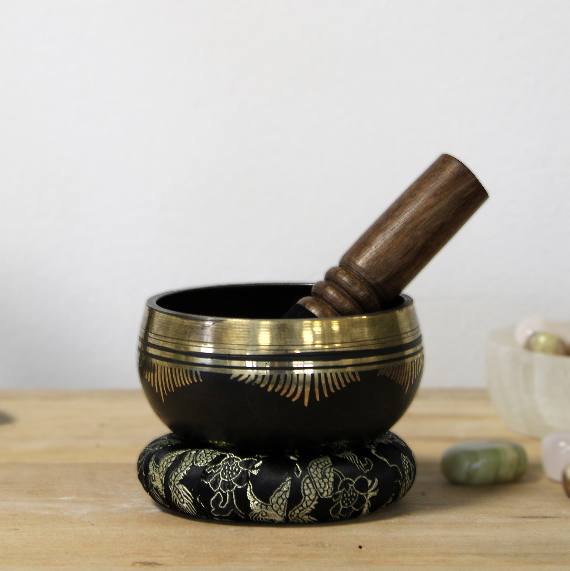 Tibetan singing bowl set