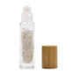 Gemstone Essential Oil Roller Bottle - Rock Quartz - Starlit Wisdom