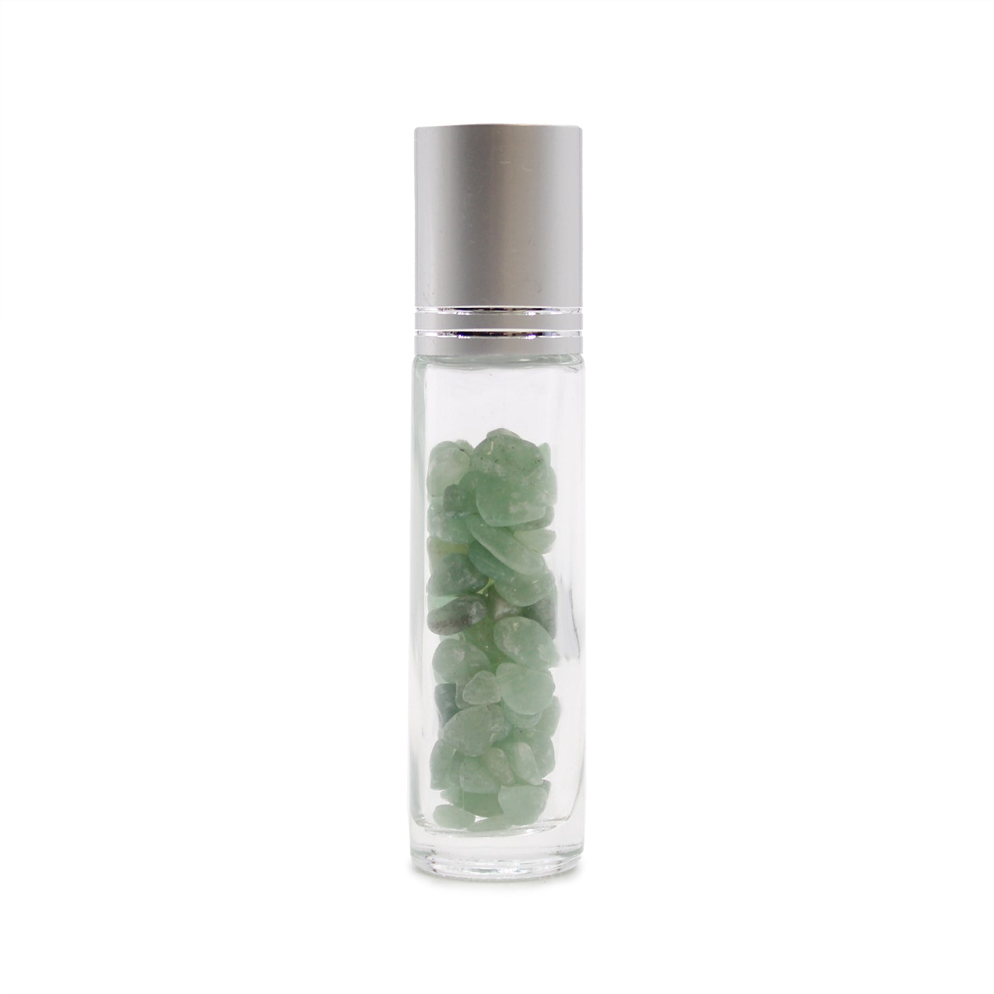 Gemstone Essential Oil Roller Bottle - Aventurine - Starlit Wisdom