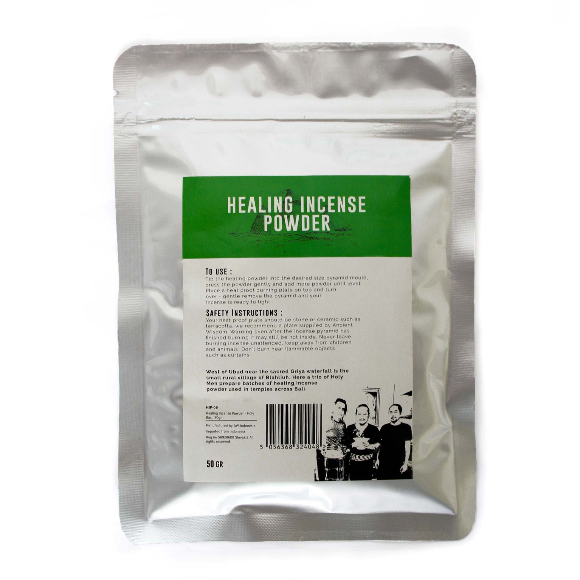 Healing Incense Powder - Holy Basil 50gm - Starlit Wisdom