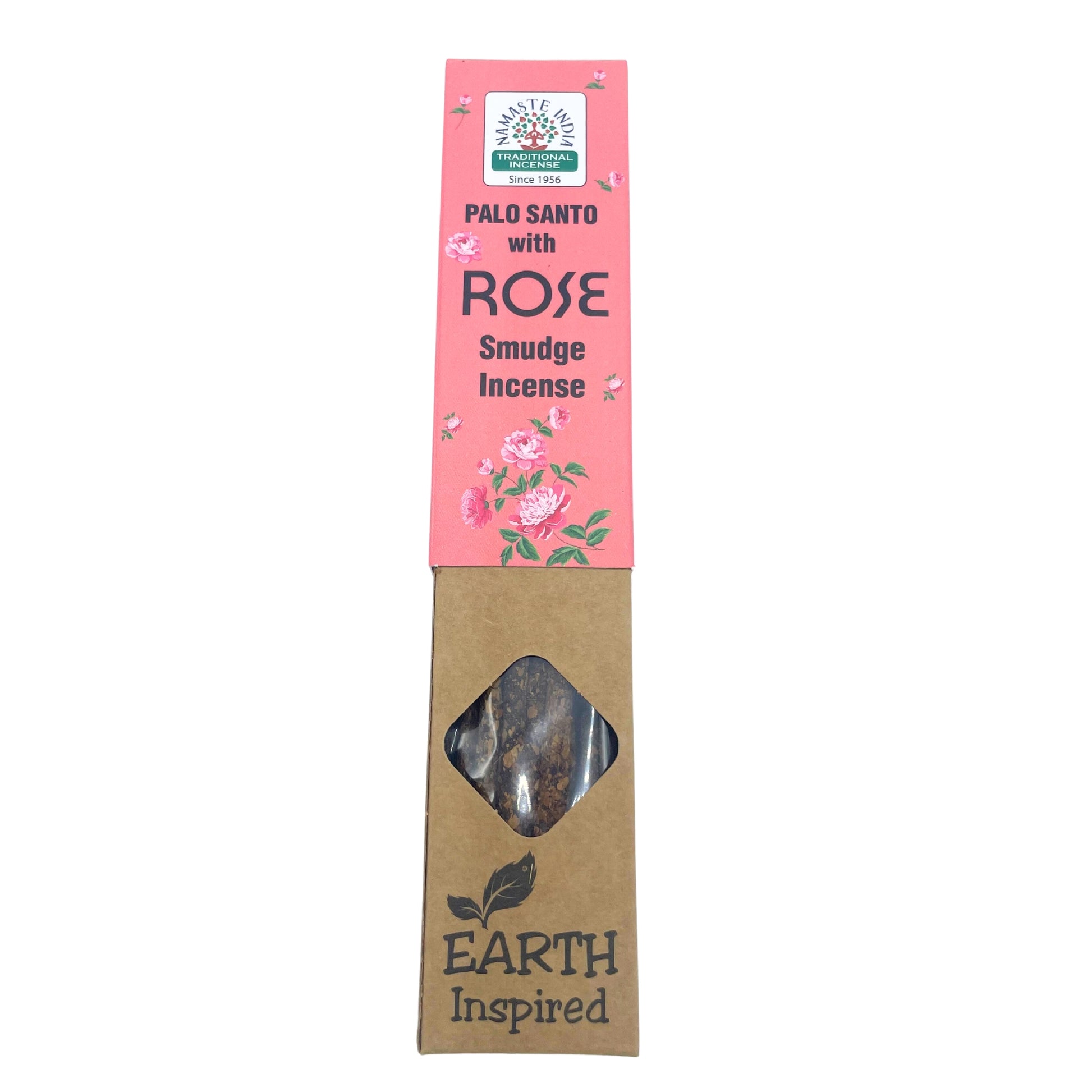 Earth Inspired Smudge Incense - Palo Santo and Rose Sticks - Starlit Wisdom