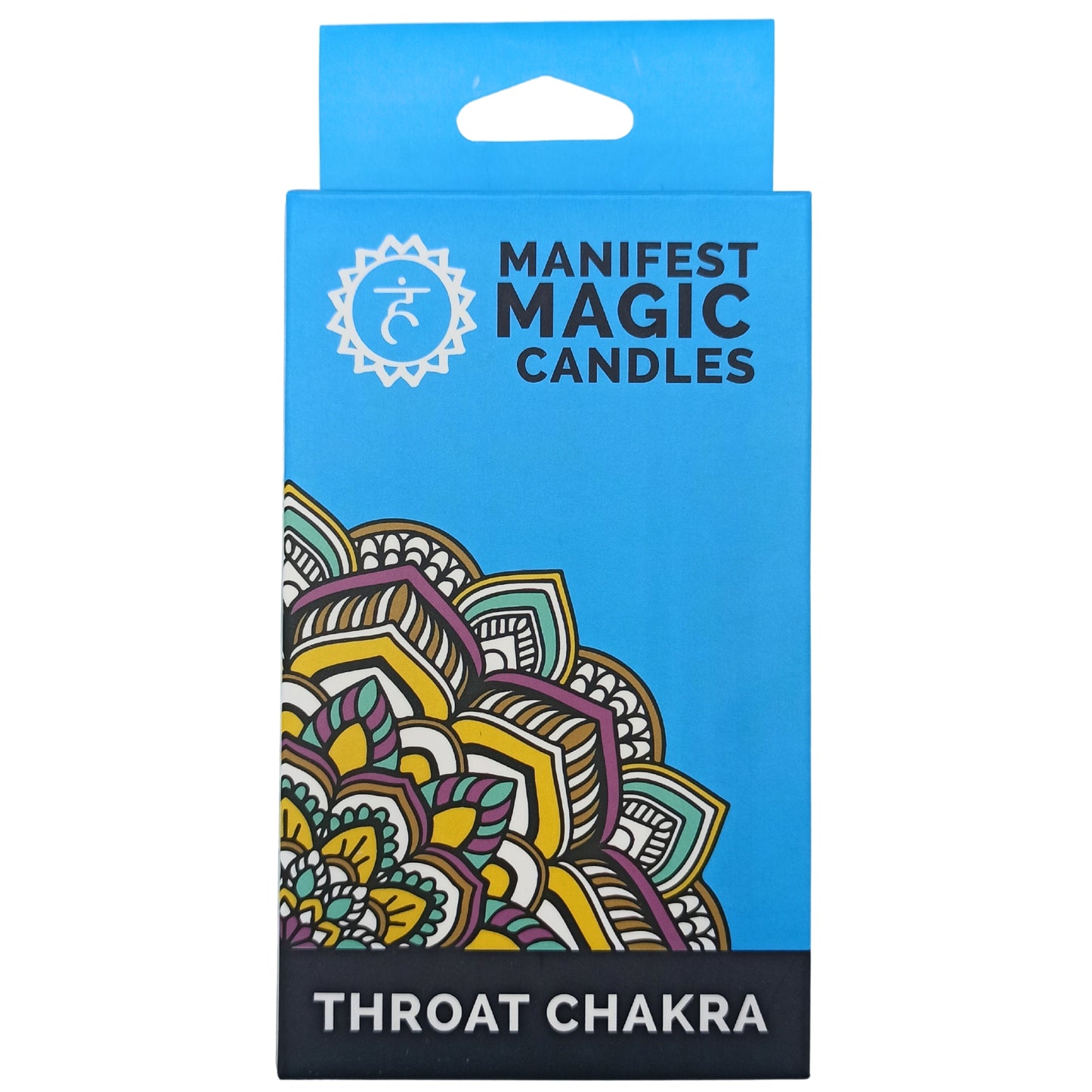 Manifest Magic Candles (pack of 12) - Blue - Throat Chakra - Starlit Wisdom