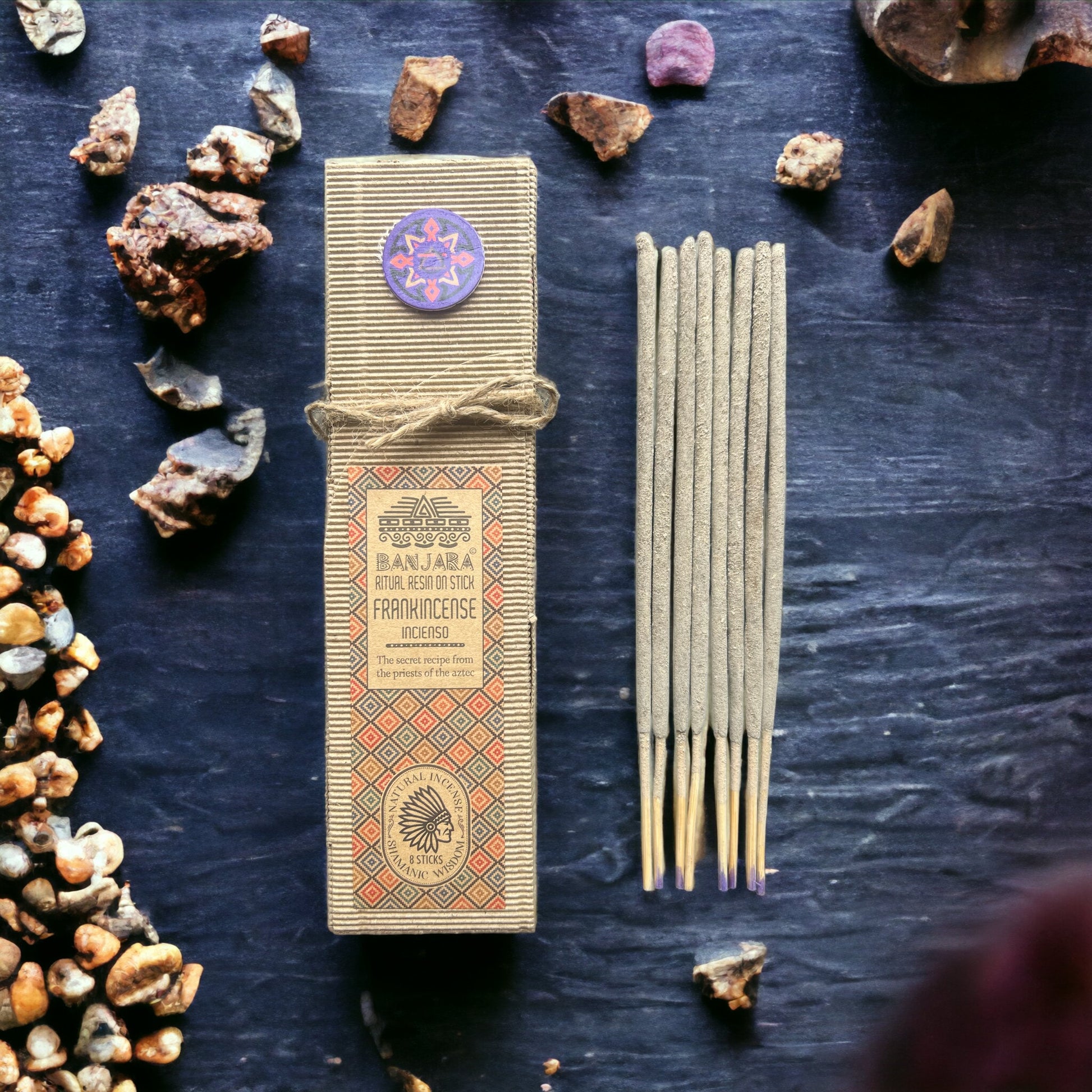 Ritual Resin on Stick - Frankincense Incense - Starlit Wisdom