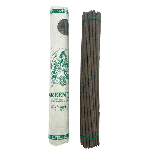 Rolled Pack of 30 Premium Tibetan Incense - Green Tara - Starlit Wisdom