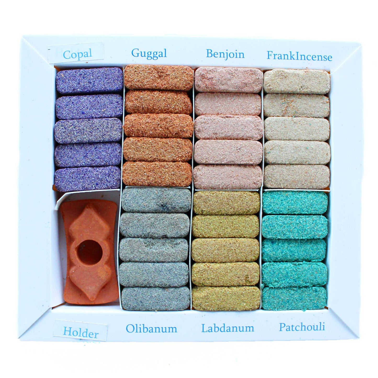 Set of 70 Incense Smudge Bricks and Burner - Wild West - Starlit Wisdom