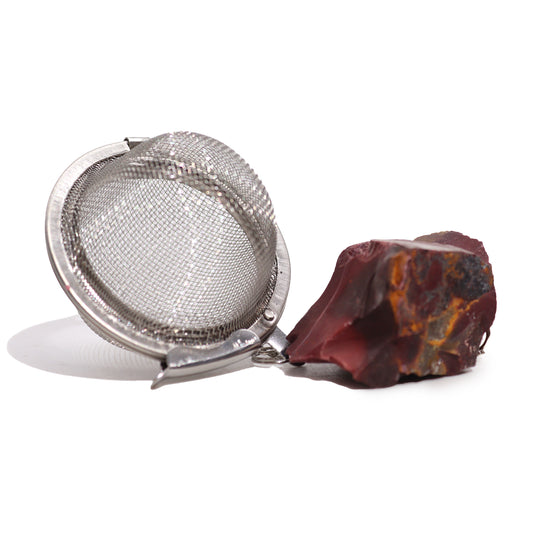 Mookaite Crystal Loose Tea Strainer - Creativity